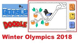 Amazing Google doodle  Winter Olympics 2018 [upl. by Eeladnerb]