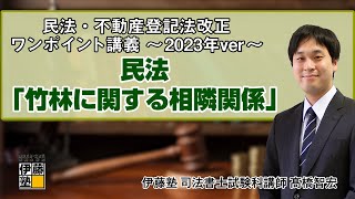 【司法書士】民法・不動産登記法 改正ワンポイント講義～2023年ver～ 第2回 [upl. by Quincy]