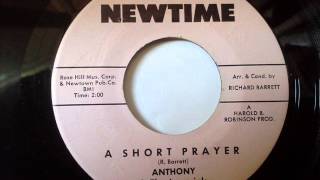 ANTHONY amp THE IMPERIALS  A SHORT PRAYER  NEWTIME 503 [upl. by Tehcac]