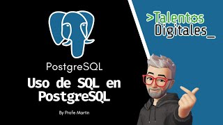 Uso de SQL en PostgreSQL [upl. by Pietrek793]