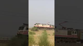 Train 14707 BKN DDR Ranakpur Express powered with WAP 5 BRC Spotting amidst in Great Thar desert [upl. by Sandry584]