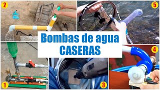 💦 TOP 5 Bombas de Agua Caseras que TÚ MISMO puedes construir paso a paso  Bricologia [upl. by Dimmick]