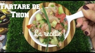 Tartare de thon  La recette de Maheata [upl. by Alyda]