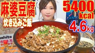 【MUKBANG】 SPICY Mapo Tofu Mixed Rice 46Kg About 5400kcal CC AvailableYuka Oogui [upl. by Enale]