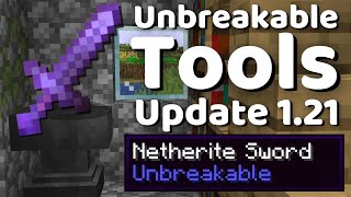 How To Get Unbreakable Tools and Armor in Minecraft 121 [upl. by Fawcette333]