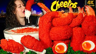 I Covered KING CRAB in HOT CHEETOS 🦀🔥  The Spiciest Mukbang EVER [upl. by Adnat]