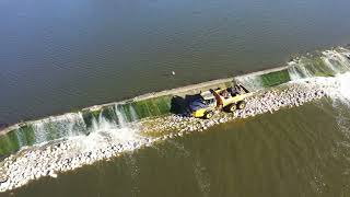 Carpentersville Dam Removal  9232024 at 917 am [upl. by Ymmac]