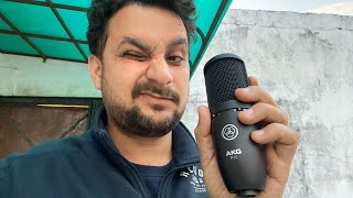 AKG P120  MICROPHONE REVIEW  HINDI  GOOD OR BAD [upl. by Eldwin]