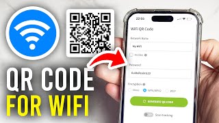 How To Make QR Code For WiFi Password On iPhone  Full Guide [upl. by Ruby]