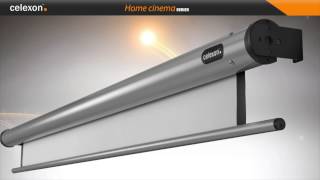 celexon screen electric home cinema [upl. by Ahsinna]