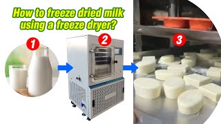 How to freeze dried milk using a freeze dryer？shorts [upl. by Enelegna451]