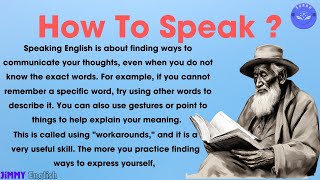 How To Speak English   Learn English Through Story  Speak English  Practice [upl. by Treb]