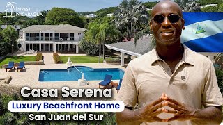 Casa Serena Luxury Beach Home For Sale in San Juan del Sur Nicaragua [upl. by Mariam897]