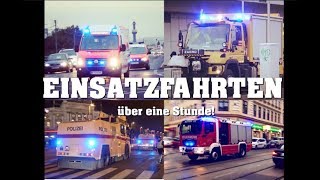 Special Video ÜBER 60 Minuten EINSATZFAHRTEN von POLIZEI RETTUNG amp FEUERWEHR in Wien [upl. by Rasmussen99]