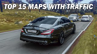 Top 15 Best Maps With Traffic in 2023 for Assetto Corsa  Moza R9 [upl. by Sivar463]