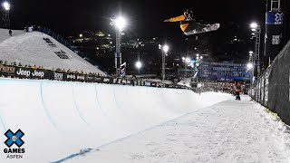 GOLD MEDAL VIDEO Snowboard SuperPipe Session  X Games Aspen 2020 [upl. by Corel]