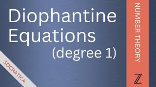 Diophantine Equations with 1 Variable ← Number Theory ← Socratica [upl. by Neiv]