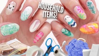 10 Nail Art Designs Using Household Items The Ultimate Guide [upl. by Britney]