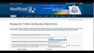 Video tutorial Solicitud de reenvío de burofax electrónico por vía postal [upl. by Anertac]