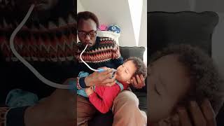 How to remove catarrh from babies nose catarrh nosefrida baby snotsucker nasalwash shortsfeed [upl. by Enimzaj779]