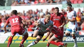 Scarlets v Ulster Highlights – GUINNESS PRO12 201415 [upl. by Llehsad]