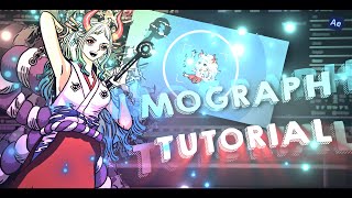 Mograph Tutorial  After Effects AMV Tutorial [upl. by Derward]