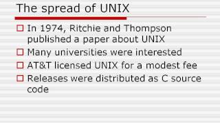 Unix History  Hindi tutorial [upl. by Aniar]