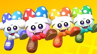 Kirby Star Allies  All Bosses with 4 Marx Soul Melter Difficulty [upl. by Aleris]