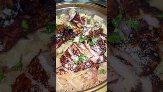 Chicken Alfredo Pasta  Bow Tie pasta  Cheesecake Factory copycat pasta recipe youtubeshorts [upl. by Julee282]