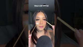 ASMR Sharp vs dull asmr test ✨ asmr fyp sassysoundsasmr Sassysounds shorts [upl. by Coleen]