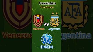 PRONÓSTICO de Venezuela vs Argentina  Eliminatorias sudamericanas  futbol argentina conmebol [upl. by Thissa232]