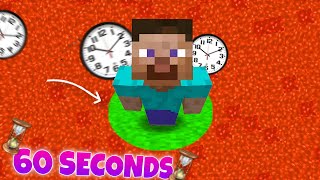 Minecraft But Game Tries to Kill me every 60 Seconds । Minecraft PE Gameplay । Vishal Playz [upl. by Yseulta]