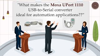 Why choose the Moxa UPort 1110 for automation purposes [upl. by Rosalia391]