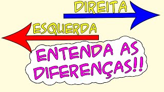 esquerda e direita  Você conhece as diferenças [upl. by Lanti]