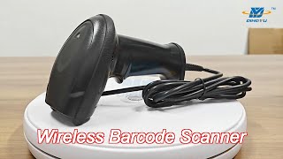 automatic scan handheld 2d qr code reader pos terminal 24g wireless barcode scanner [upl. by Thibault]