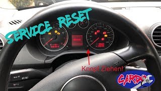 Service ZurücksetzenService reset Audi A3 8P [upl. by Gosnell]