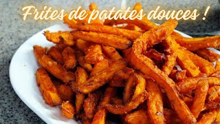 Comment Faire des Frites de Patates Douces Croustillantes à la Maison PatatesDouces Recette [upl. by Aernda]