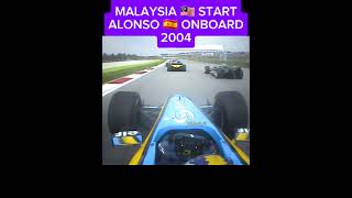 ALONSO START ONBOARD MALAYSIA 🇲🇾 2004 alonso formula1 v10 f1onboard automobile [upl. by Enyamart]