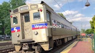 PA Main Line Rail Action W Septa Heritage Units [upl. by Akived496]