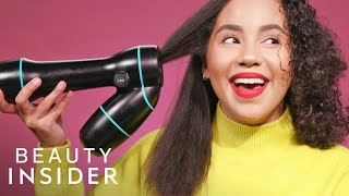 Can A Reverse Hair Dryer Create An Instant Blowout  Beauty or Bust [upl. by Attennyl434]