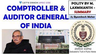 Comptroller and Auditor General of India Decoded By Shagun Pahwa  Indian Polity [upl. by Swithbart]