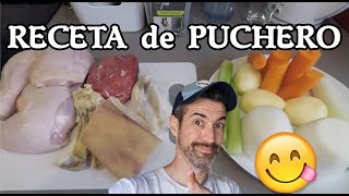 RECETA DE PUCHERO ANDALUZ TRADICIONAL MUY FACIL Y BUENISIMO [upl. by Hymie]