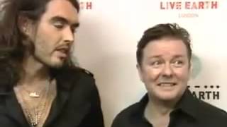 Ricky Gervais And Russell Brand  funniest interview ever [upl. by Daus536]