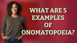 What are 5 examples of onomatopoeia [upl. by Joann187]