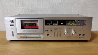 Sansui D150M Stereo Cassette Deck  Vintage HiFi [upl. by Yekcaj]