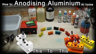 How to Anodise Aluminium at home how i anodised at home [upl. by Cord]