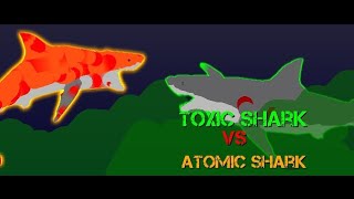 Toxic shark Vs atomic shark [upl. by Lily]