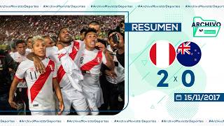 PERÚ 20 NUEVA ZELANDA Y CLASIFICACIÓN A RUSIA 2018  15112017  ArchivoMovistarDeportes 🇵🇪⚽🇳🇿 [upl. by Ayimat]