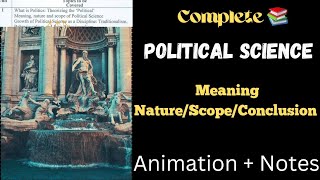 ppu semt1 political science noteswhat is political science meaningnature and scopeराजनीति L1 [upl. by Anyk469]