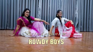 BrindavanamCover SongRowdy Boys KeerthiAnusha [upl. by Elletnahs]